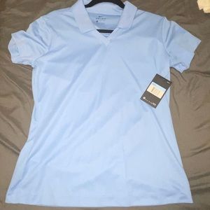Blue Nike polo